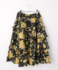 PINK HOUSE / ピンクハウス ロング・マキシ丈スカート | なのはなプリントスカート