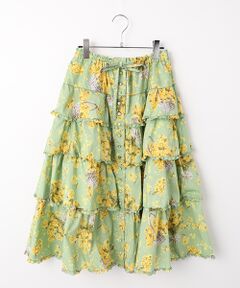 PINK HOUSE / ピンクハウス ロング・マキシ丈スカート | なのはなプリントスカート