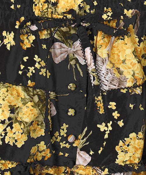 PINK HOUSE / ピンクハウス ロング・マキシ丈スカート | なのはなプリントスカート | 詳細1