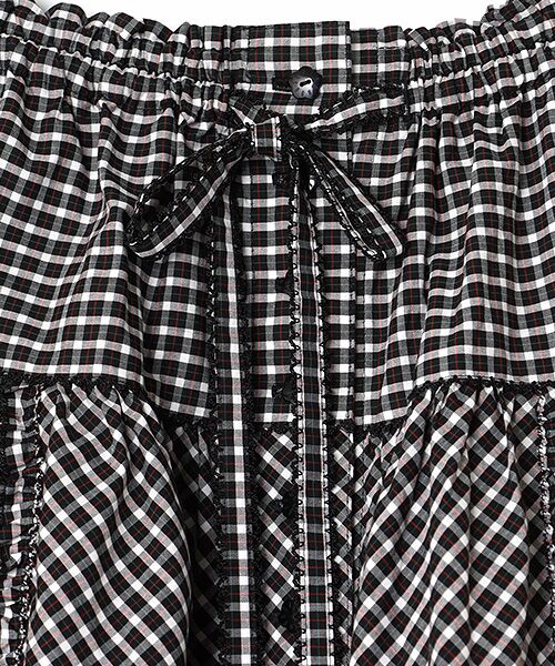 PINK HOUSE / ピンクハウス ロング・マキシ丈スカート | オリジナルチェックスカート | 詳細1