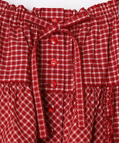 PINK HOUSE / ピンクハウス ロング・マキシ丈スカート | オリジナルチェックスカート | 詳細2