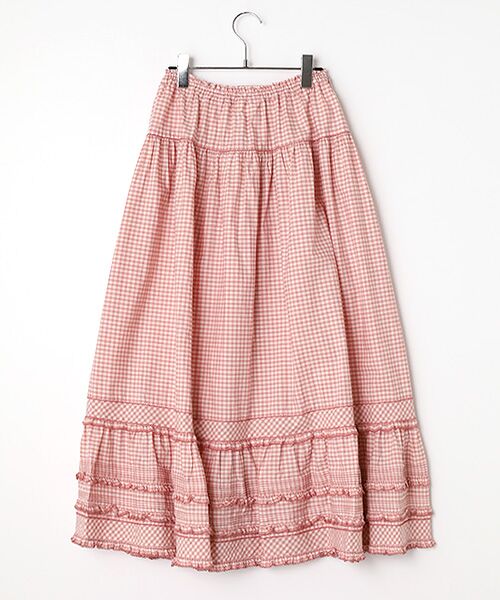 PINK HOUSE / ピンクハウス ロング・マキシ丈スカート | オリジナルチェックスカート | 詳細3
