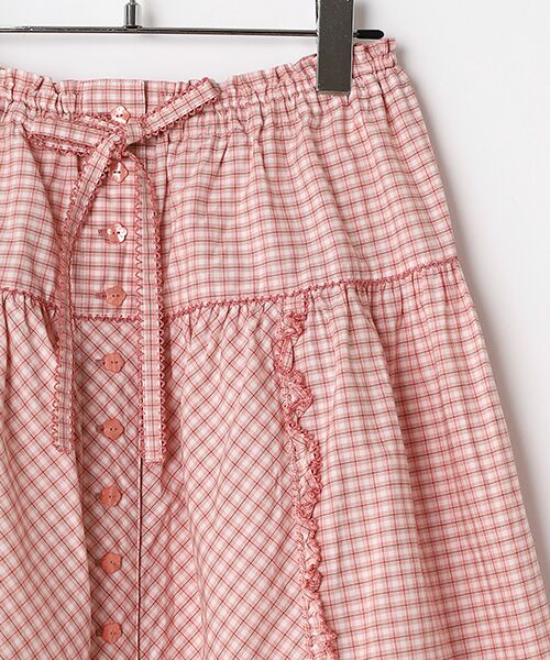 PINK HOUSE / ピンクハウス ロング・マキシ丈スカート | オリジナルチェックスカート | 詳細4
