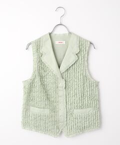 PINK HOUSE / ピンクハウス ベスト | フリルローンベスト