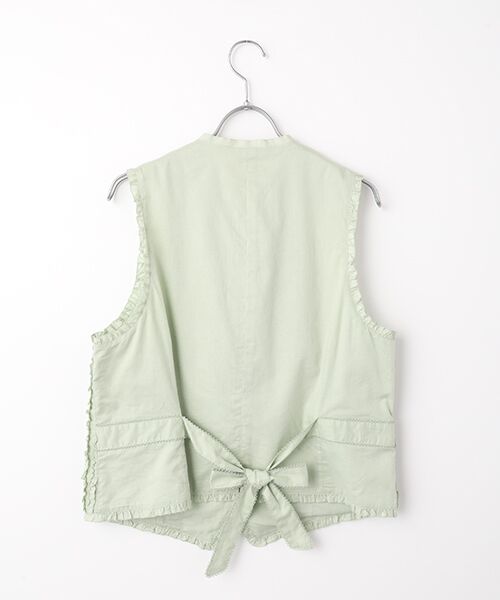 PINK HOUSE / ピンクハウス ベスト | フリルローンベスト | 詳細3