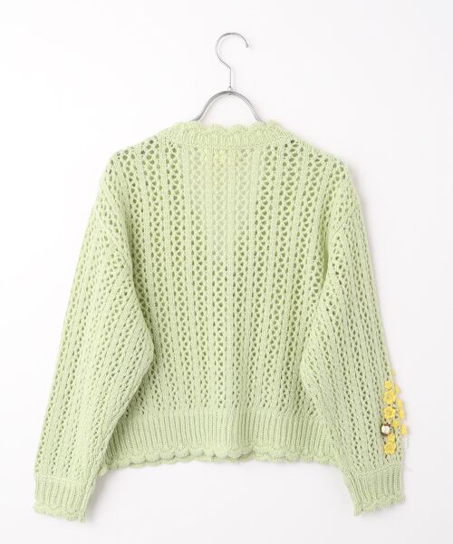 PINK HOUSE / ピンクハウス カーディガン・ボレロ | なのはなモチーフカーディガン | 詳細3