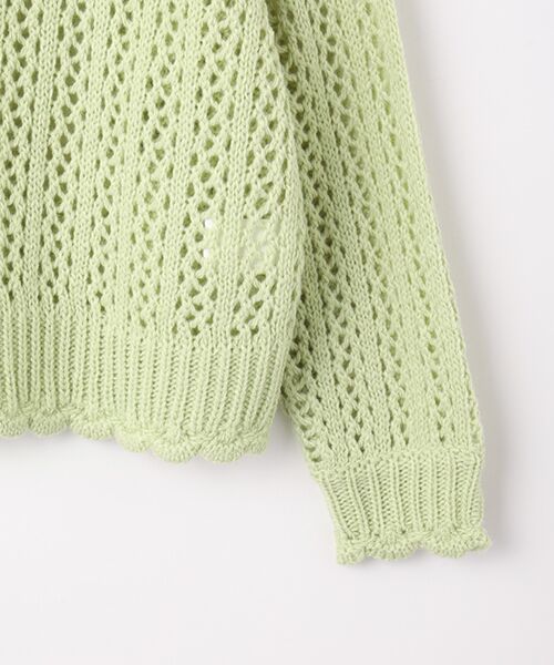 PINK HOUSE / ピンクハウス カーディガン・ボレロ | なのはなモチーフカーディガン | 詳細5