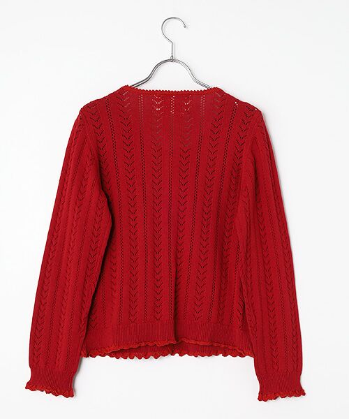 PINK HOUSE / ピンクハウス カーディガン・ボレロ | 苺リースモチーフ使いカーディガン | 詳細3