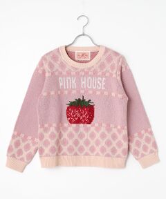 PINK HOUSE / ピンクハウス ニット・セーター | 苺モチーフジャガードニット