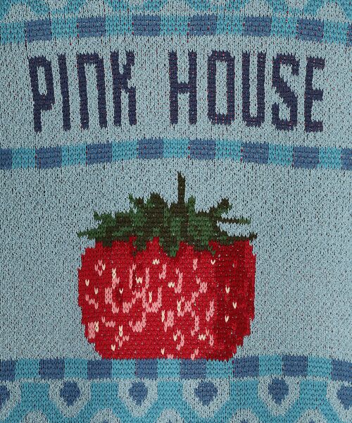 PINK HOUSE / ピンクハウス ニット・セーター | 苺モチーフジャガードニット | 詳細7