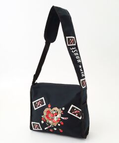 PINK HOUSE / ピンクハウス ショルダーバッグ | 苺リース刺繍ショルダーバッグ