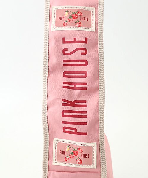 PINK HOUSE / ピンクハウス ショルダーバッグ | 苺リース刺繍ショルダーバッグ | 詳細8