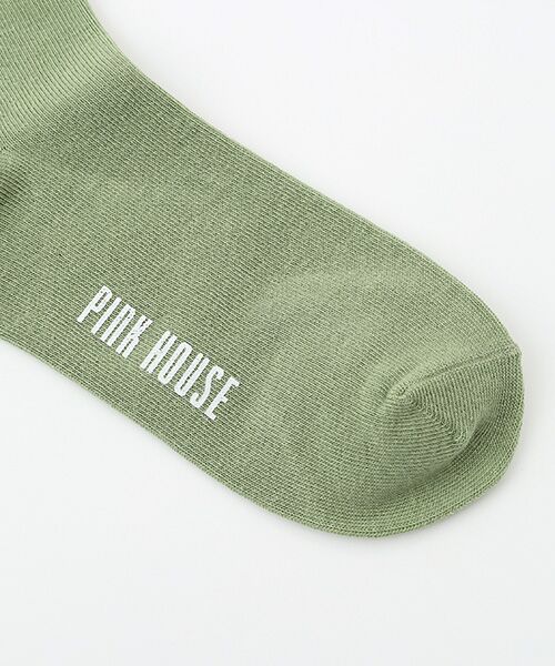 PINK HOUSE / ピンクハウス ソックス | 苺リースモチーフソックス | 詳細1