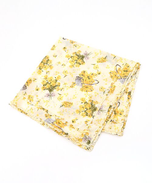 PINK HOUSE / ピンクハウス マフラー・ショール・スヌード・ストール | なのはなプリントストール（クリーム）