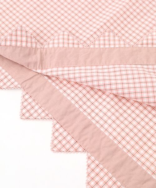 PINK HOUSE / ピンクハウス マフラー・ショール・スヌード・ストール | 苺リース刺繍オリジナルチェックストール | 詳細3