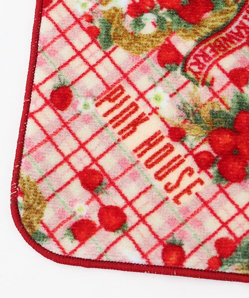 PINK HOUSE / ピンクハウス タオル | 苺リースプリントハンドタオル | 詳細2