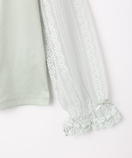 PINK HOUSE / ピンクハウス カットソー | ウーリーレース使いカットソー | 詳細5