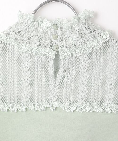 PINK HOUSE / ピンクハウス カットソー | ウーリーレース使いカットソー | 詳細6