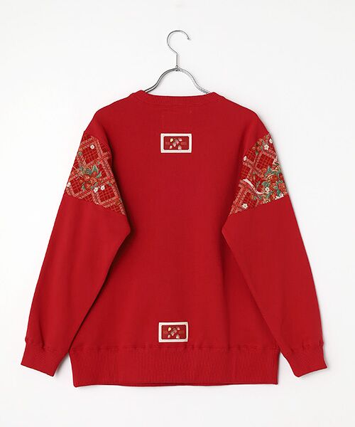 PINK HOUSE / ピンクハウス スウェット | イニシャルロゴアップリケ使いトレーナー | 詳細3