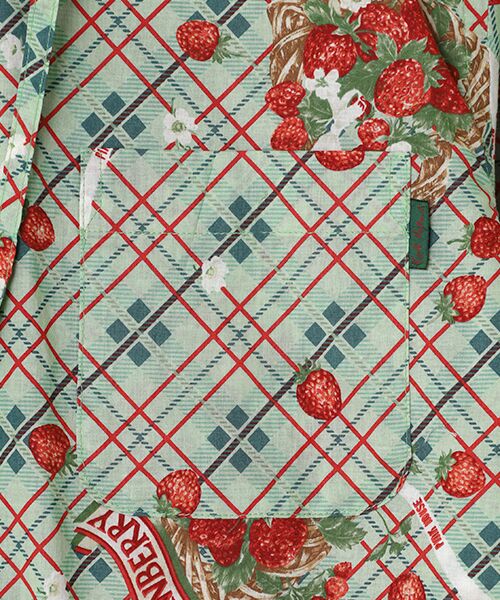 PINK HOUSE / ピンクハウス シャツ・ブラウス | 苺リースプリントフードブラウス | 詳細6