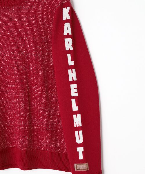 PINK HOUSE / ピンクハウス ニット・セーター | 袖ロゴニットプルオーバー | 詳細5