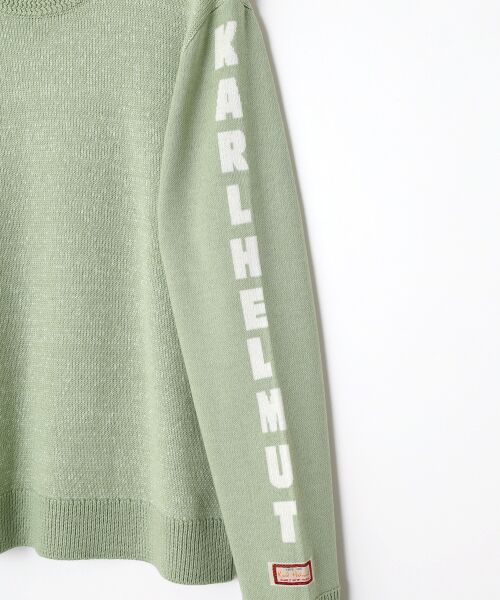 PINK HOUSE / ピンクハウス ニット・セーター | 袖ロゴニットプルオーバー | 詳細6