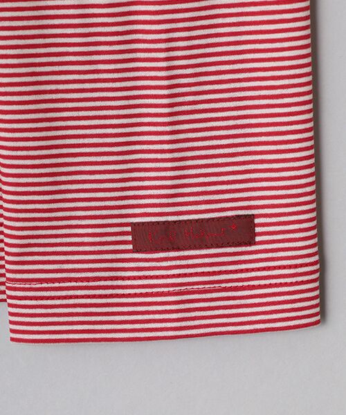 PINK HOUSE / ピンクハウス カットソー | ロゴ＆ネームワッペンＴシャツとボーダー長袖Ｔシャツのセット | 詳細9