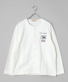 PINK HOUSE / ピンクハウス カーディガン・ボレロ | ロゴ＆ネーム使いスウェットカーディガン