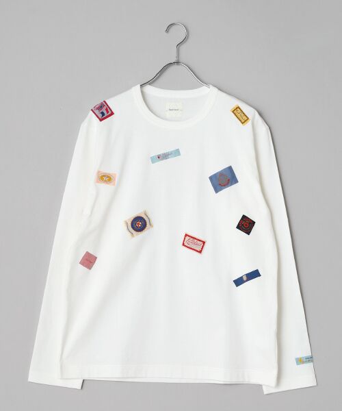 PINK HOUSE / ピンクハウス カットソー | ネームワッペンいっぱいカットソー（オフシロ）