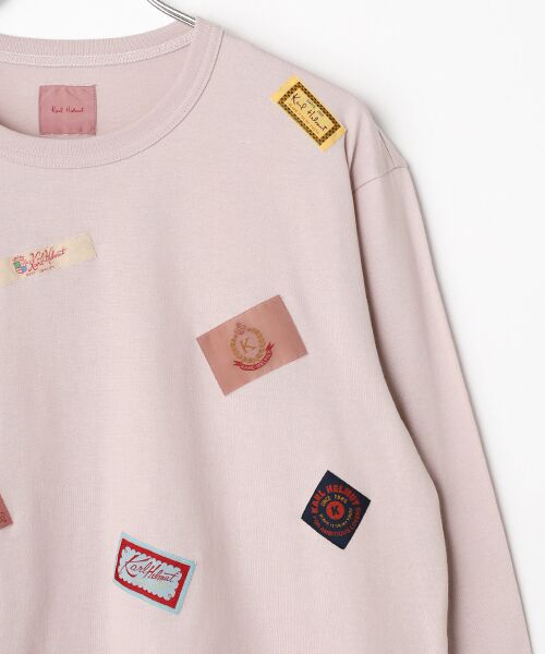 PINK HOUSE / ピンクハウス カットソー | ネームワッペンいっぱいカットソー | 詳細4
