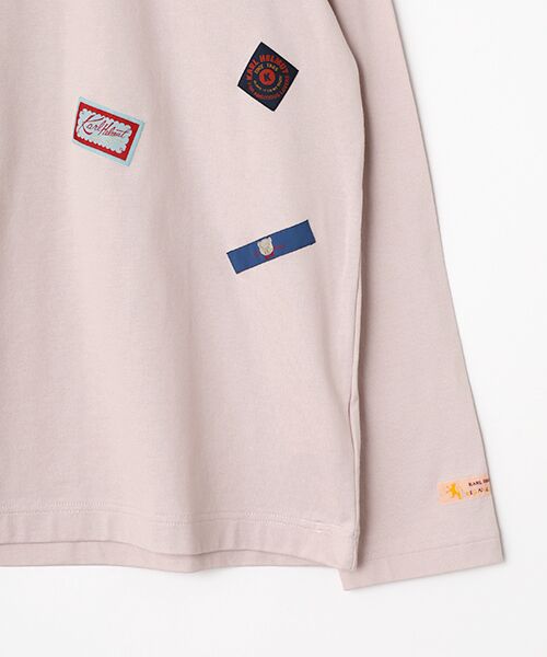 PINK HOUSE / ピンクハウス カットソー | ネームワッペンいっぱいカットソー | 詳細5