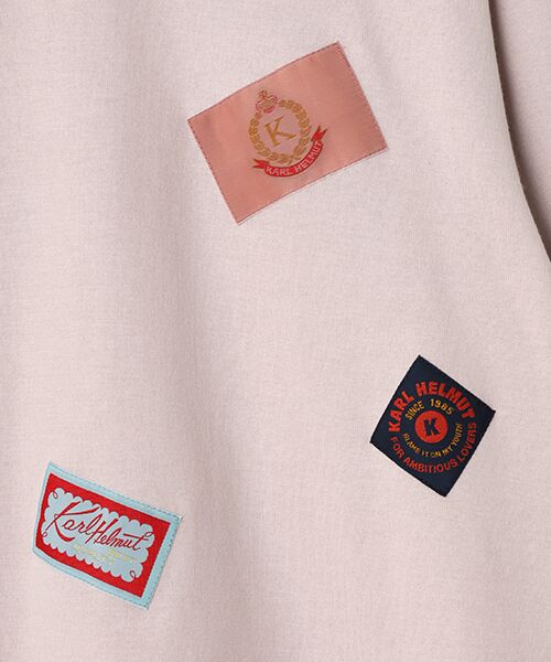 PINK HOUSE / ピンクハウス カットソー | ネームワッペンいっぱいカットソー | 詳細9