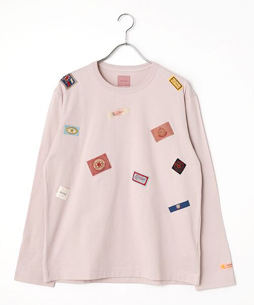 PINK HOUSE / ピンクハウス カットソー | ネームワッペンいっぱいカットソー（ピンク）