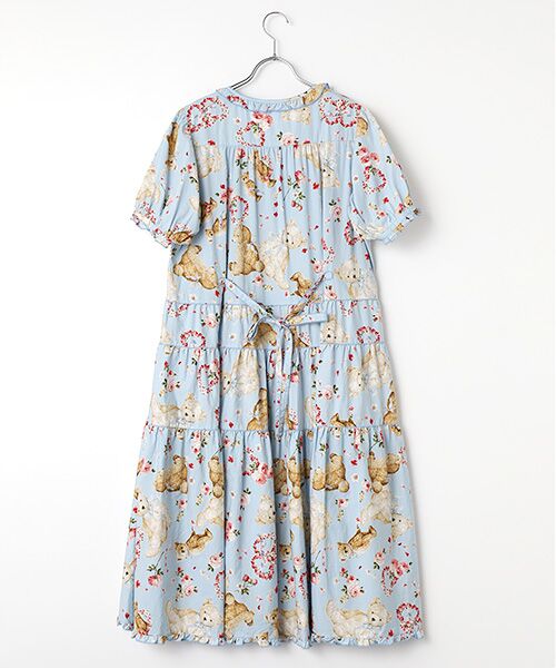 PINK HOUSE / ピンクハウス ロング・マキシ丈ワンピース | テディローズプリントミディワンピース | 詳細4