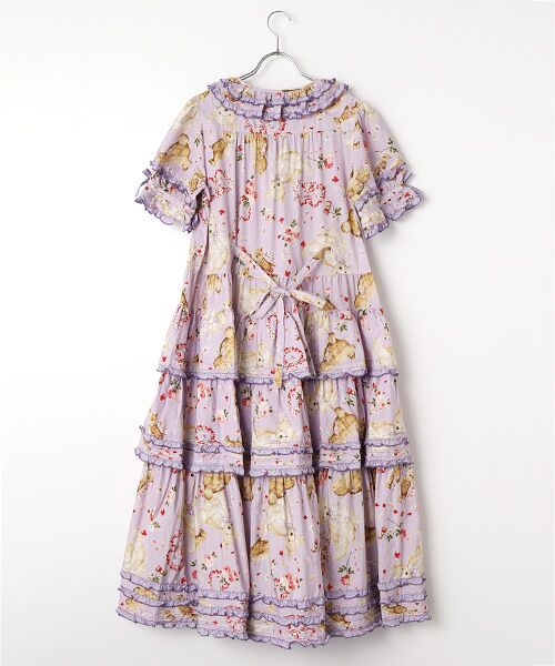 PINK HOUSE / ピンクハウス ロング・マキシ丈ワンピース | テディローズプリントワンピース | 詳細5