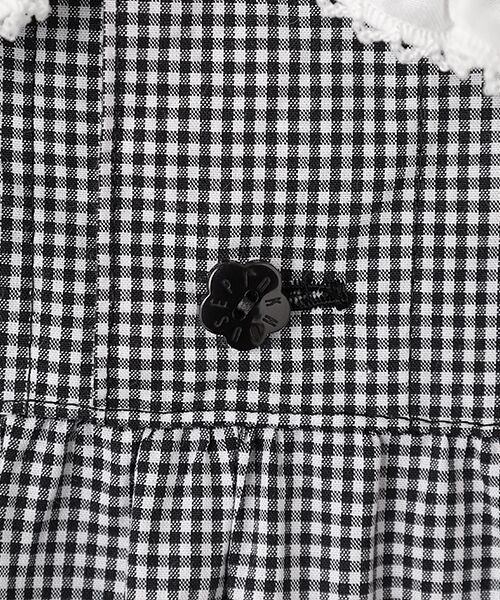 PINK HOUSE / ピンクハウス ロング・マキシ丈ワンピース | ローン襟付きギンガムチェックワンピース | 詳細1