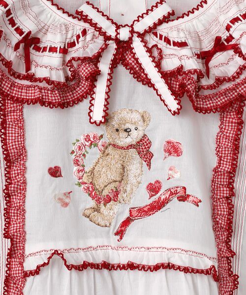 PINK HOUSE / ピンクハウス シャツ・ブラウス | テディローズ刺繍使いブラウス | 詳細2