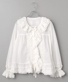 PINK HOUSE / ピンクハウス シャツ・ブラウス | ローンフリルオーバーブラウス