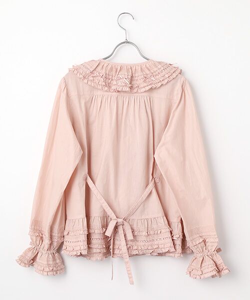 PINK HOUSE / ピンクハウス シャツ・ブラウス | ローンフリルオーバーブラウス | 詳細3