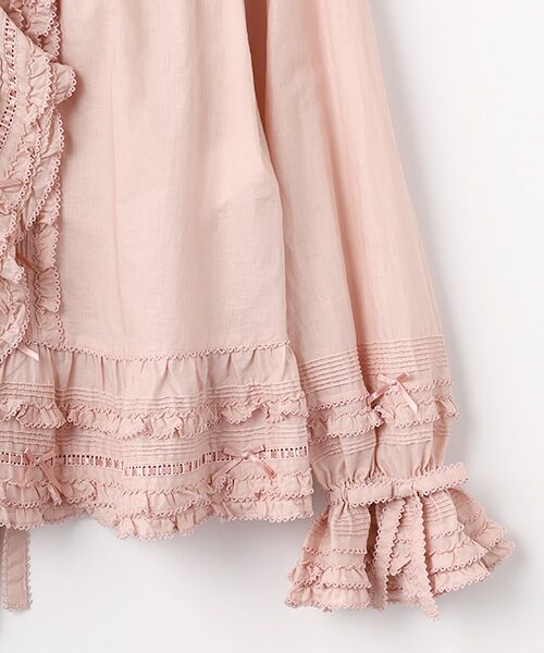 PINK HOUSE / ピンクハウス シャツ・ブラウス | ローンフリルオーバーブラウス | 詳細5