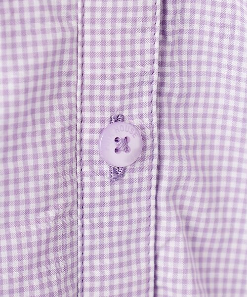 PINK HOUSE / ピンクハウス シャツ・ブラウス | ネームワッペン使いギンガムフードブラウス | 詳細8
