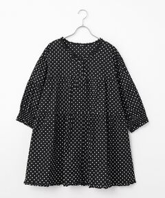 PINK HOUSE / ピンクハウス チュニック | 水玉プリントチュニックブラウス
