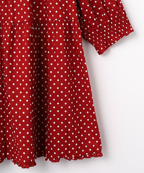 PINK HOUSE / ピンクハウス チュニック | 水玉プリントチュニックブラウス | 詳細4