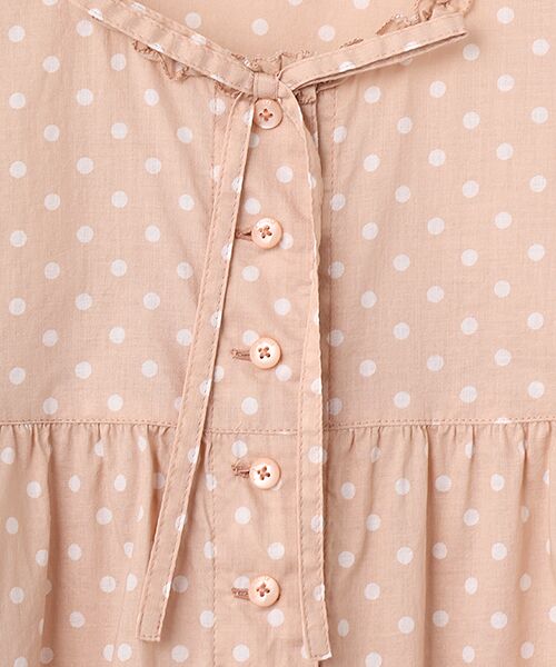 PINK HOUSE / ピンクハウス チュニック | 水玉プリントチュニックブラウス | 詳細6