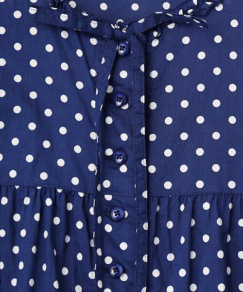 PINK HOUSE / ピンクハウス チュニック | 水玉プリントチュニックブラウス | 詳細7