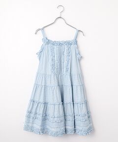 PINK HOUSE / ピンクハウス チュニック | フリル使いキャミソールチュニックブラウス