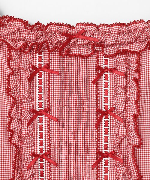 PINK HOUSE / ピンクハウス チュニック | フリル使いキャミソールチュニックブラウス | 詳細2