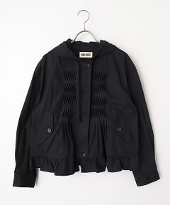 PINK HOUSE / ピンクハウス ブルゾン | フリル使いフードブルゾン