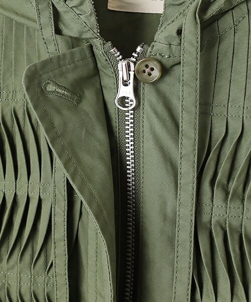 PINK HOUSE / ピンクハウス ブルゾン | フリル使いフードブルゾン | 詳細6