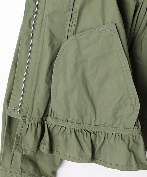 PINK HOUSE / ピンクハウス ブルゾン | フリル使いフードブルゾン | 詳細7